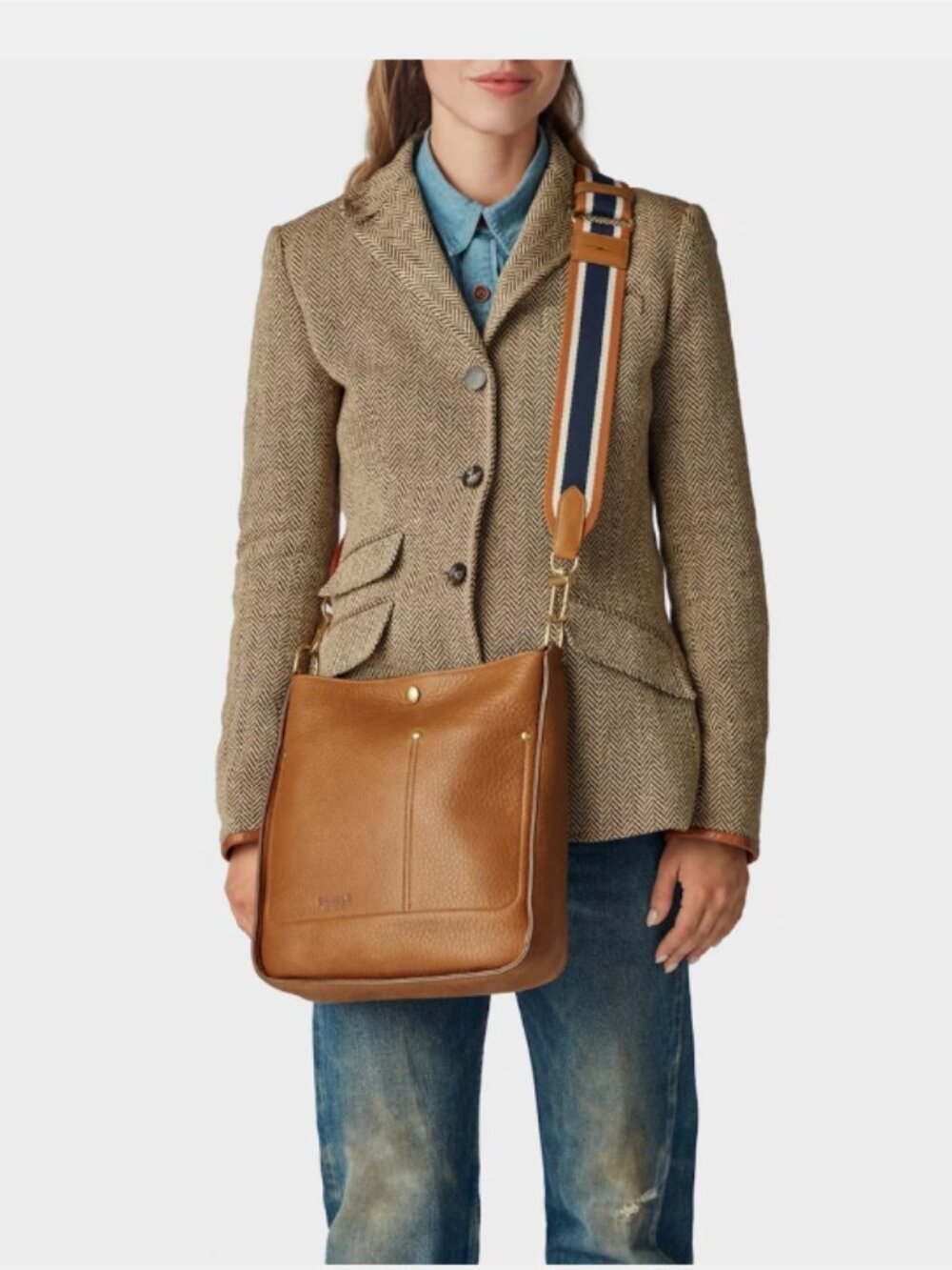 Shinola The Pocket Crossbody – Natural Leather | Excellent Used Condition